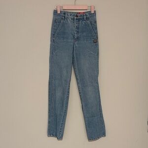 Vintage Slick Brand carpenter style denim size 27  * 32